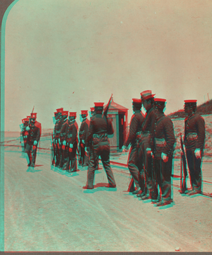 Fort Warren, Boston Harbor, changing guard