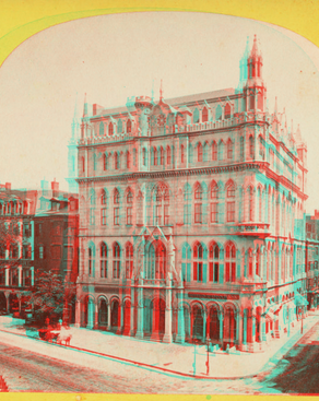 Masonic temple, in Boston