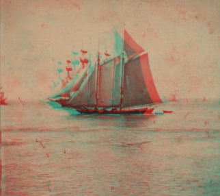 Sailing down the bay. 1859?-1875? [ca. 1860]