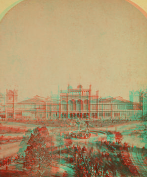 Main building, from Machinery Hall. 1876