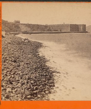 Fort Point, East side. [ca. 1876] 1860?-1910?