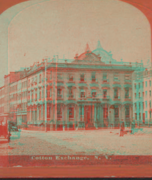 Cotton Exchange, N.Y. [ca. 1865] [1860?-1880?]