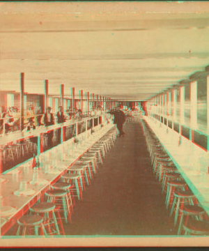 Clam House Dining Room, Rocky Point, R.I. 1865?-1880? [ca. 1870]