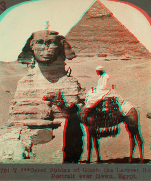 Great Sphinx of Gizeh, the Largest Royal Potrait ever Hewn, Egypt. [ca. 1900]