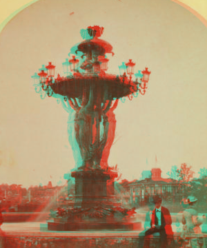 Bartholdi fountain. 1876