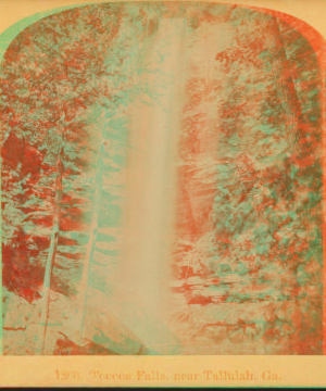 Toccoa Falls, near Tallulah, Georgia. 1867?-1905? [ca. 1890]