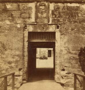 The Door way of the Fort. 1868?-1890?