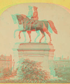 The Public Garden [Washington Equestrian statue]