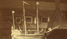 Model of the Mayflower. 1865?-1905?