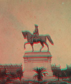 Washington Equestrian Statue, Public Garden, Boston, Mass.