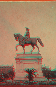 Washington Equestrian Statue, Public Garden, Boston, Mass.