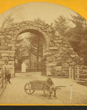 Entrance to Harmony Grove. 1859?-1885?