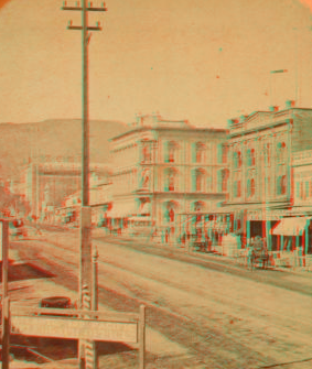 East side East Temple Street. 1863?-1880?