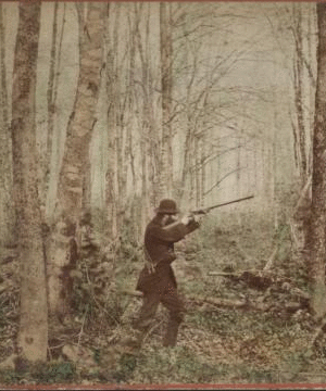 [A hunter.] [1870?-1891?]
