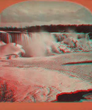 [Niagara Falls in winter.] [1859?-1885?]