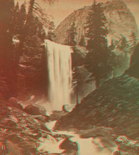 Piwyac, or the Vernal Fall, 300 feet, Yosemite Valley, Mariposa County, Cal. 1861-1873 1861-1878?