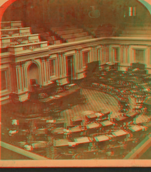 The Senate Chamber. 1865?-1875? 1865-1875