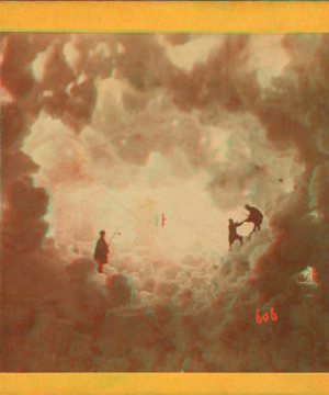 Snow cave, Rocky Mountains, Wasatch Range. Winter 1868. 1868 1865?-1897