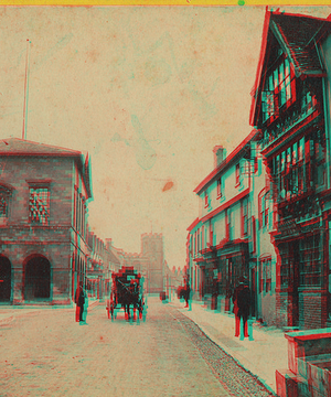 Stratford on Avon- High Street, and Town Hall