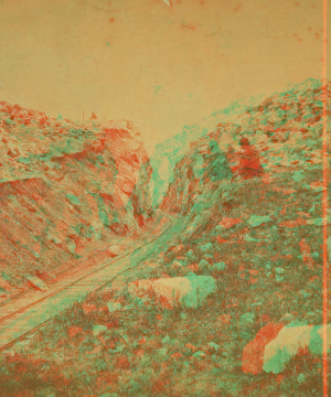 [View of a mountain railroad.] 1869?-1880?