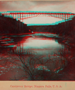 Cantilever bridge, Niagara Falls, U.S.A. 1860?-1905