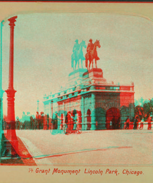 Grant monument, Lincoln Park, Chicago. 1865?-1900?