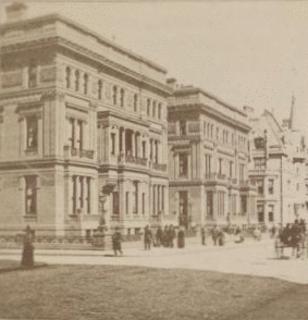 Residences of the Vanderbilts, Fifth Avenue, New York. [1860?]-1925 [ca. 1860]