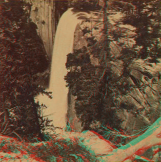 Piwyac, or the Vernal Fall, 300 feet from the cliff, Yosemite Valley, Mariposa County, Cal. 1861-1873 1861-1878?