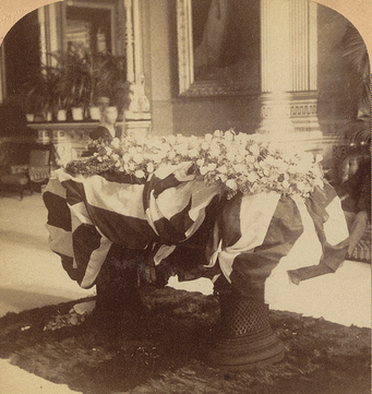 "It is God's way" - mortal remains of William McKinley in the White House, Sept. 17, 1901, Washington