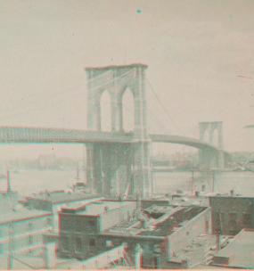 [Brooklyn Bridge.] [1867?-1910?]