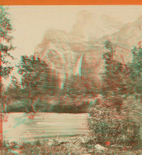 Bridal Veil Falls and the Three Brothers. 1870?-1885?