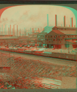 Steel works, Hamstead, Pa. - famous source of dirt and dollars. c1908 1860?-1907