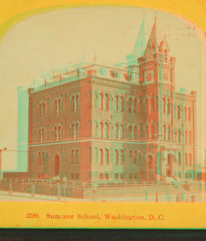 Summer School, Washington, D.C. [ca. 1872] 1865?-1890?