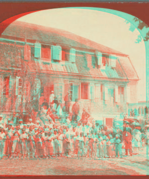 Moravian Day School at the Center Mission, St. Croix. [ca. 1900]