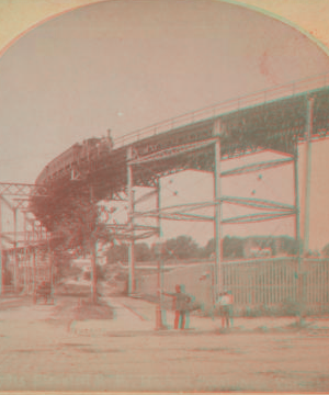 Elevated R.R., highest point, New York 1870?-1905?