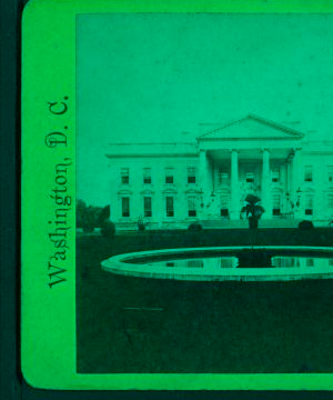 Front view of White House. 1860?-1910?