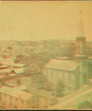 View of Macon, from Court House Dome west. 1870?-1885? [ca. 1870]