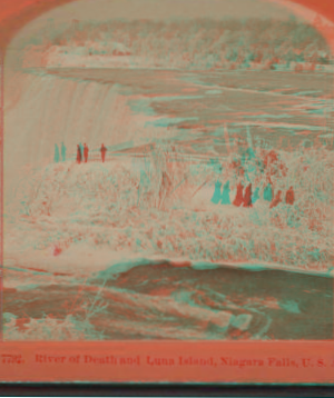 River of Death and Luna Island, Niagara Falls, U.S.A. 1870?-1902