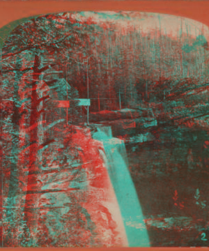 Cauterskill Falls, from above the Steps. [1865?-1885?]