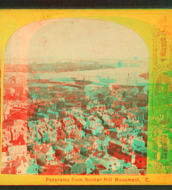 Panorama from Bunker Hill monument, E. 1862?-1885?