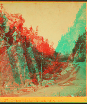 Gates of the Crawford Notch. [ca. 1872] 1858?-1895?