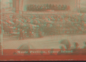 Music pavilion, Coney Island. [1865?]-1919