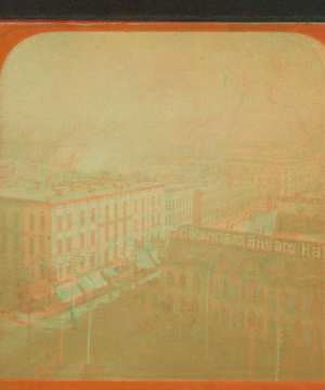 From dome of city hall, looking south. 1865?-1880? ca. 1870