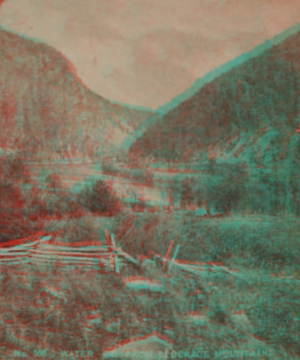 Water Gap from Blockade Mountain. [1869?-1880?]