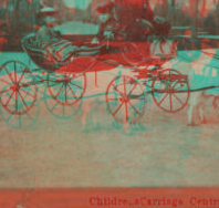 Children's carriage, Central Park. [1860?-1905?]