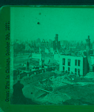 [View after the Chicago fire.] 1871