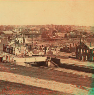 Panoramic view of Richmond, Va., from Gamble Hill, looking east.... 1861-1865