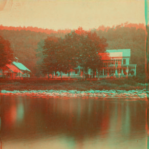 Jenks & Rice's hotel--across the Deerfield. 1865?-1885