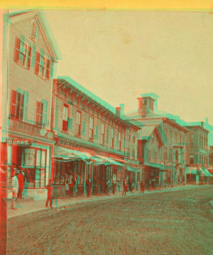 Front Street, east, towards "Old Corner". 1863?-1910?