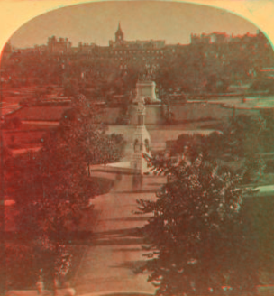 General view, Public Garden, Boston. 1865?-1890?